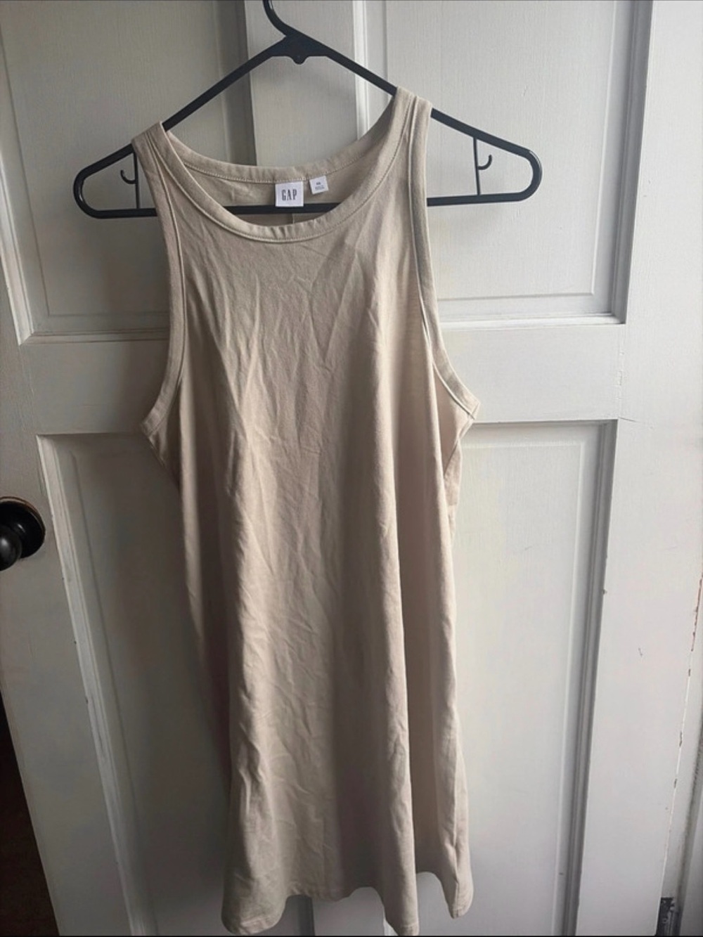 GAP Cream Sleeveless Tank Dress